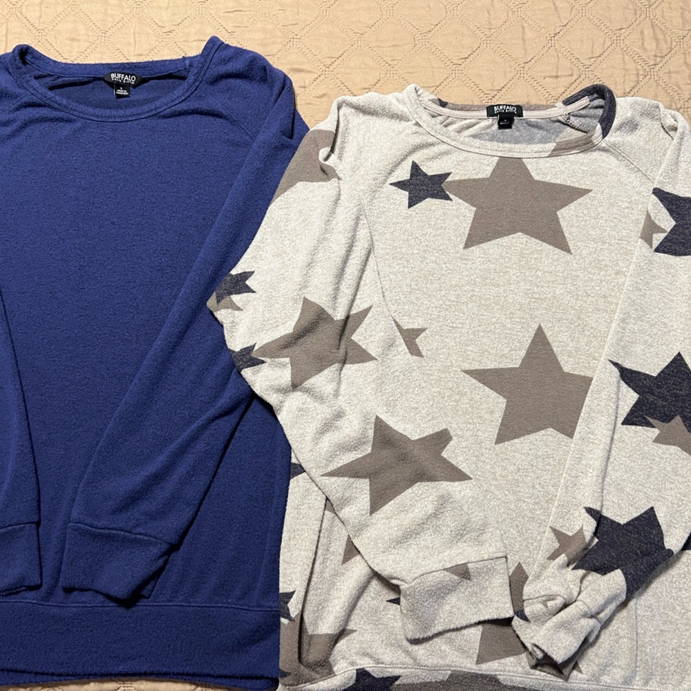 Buffalo David Bitton Blue Knit Sweater